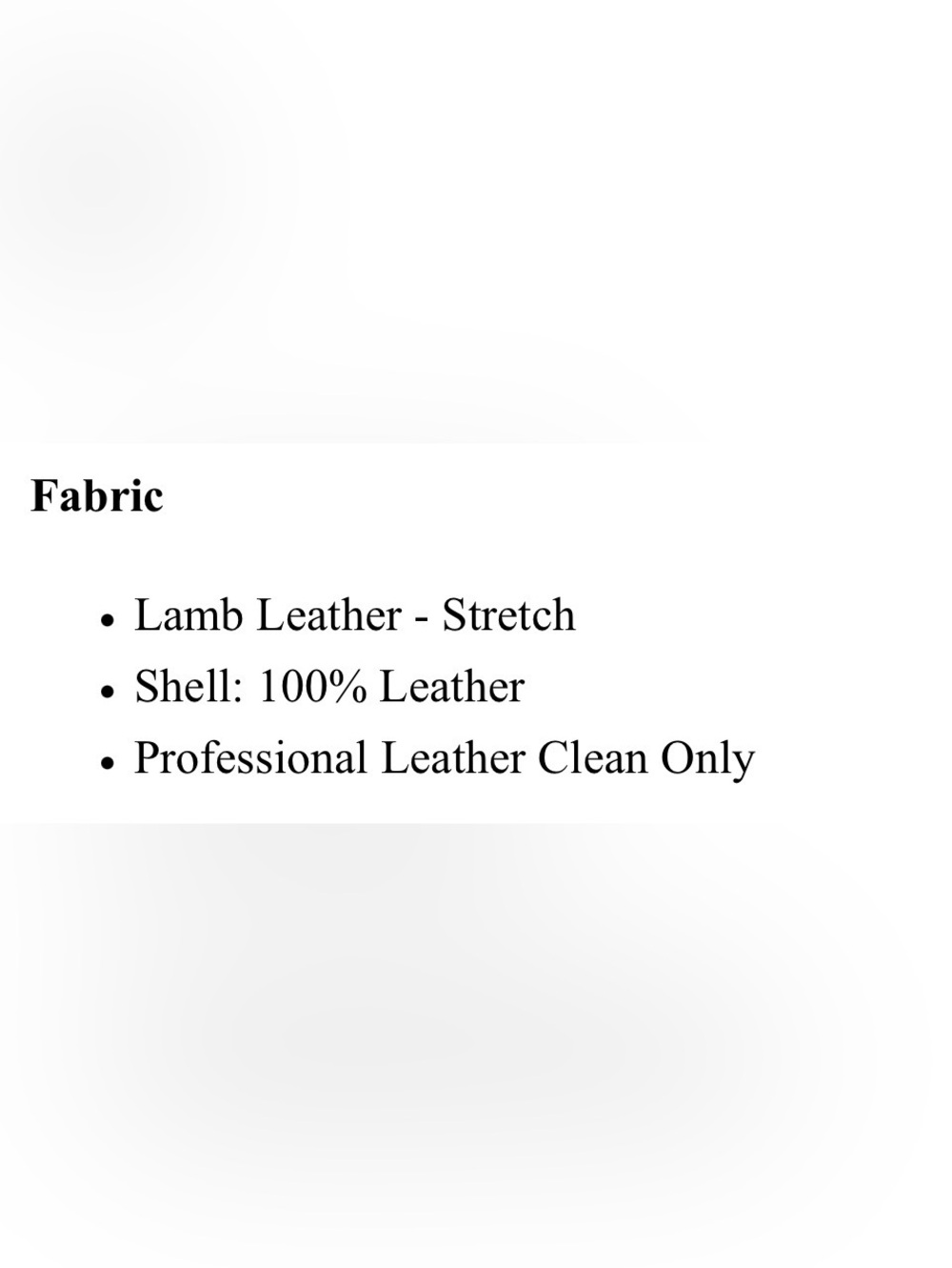 WALTER BAKER 100% Lamb Leather Pants   ORIGINAL PRICE $875.00 - Picture 7 of 7